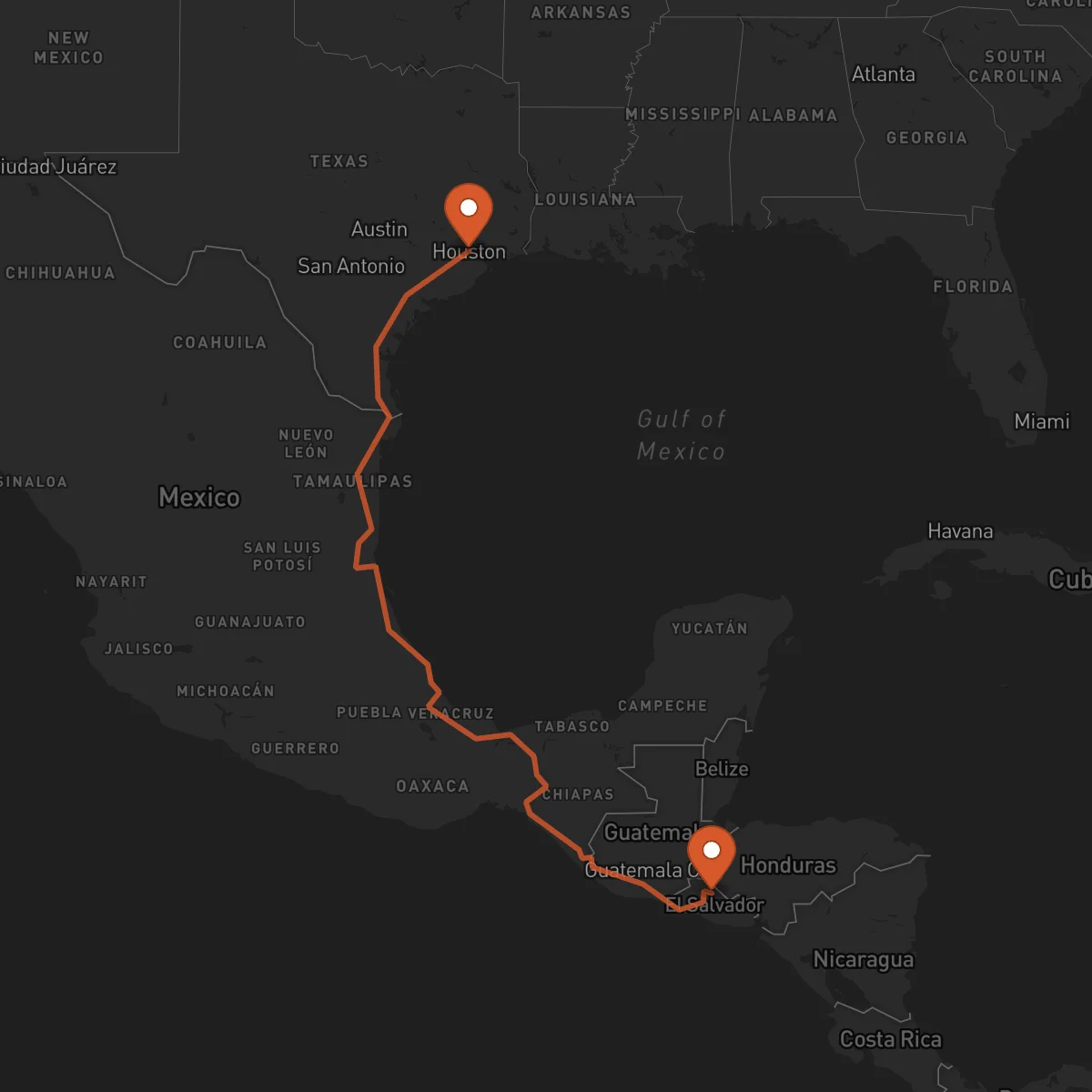 Ruta Houston - Chalatenango