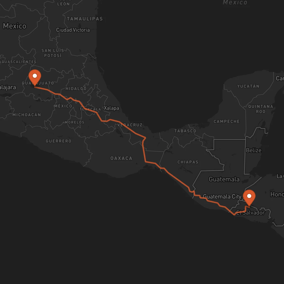 Ruta Chalatenango - Irapuato