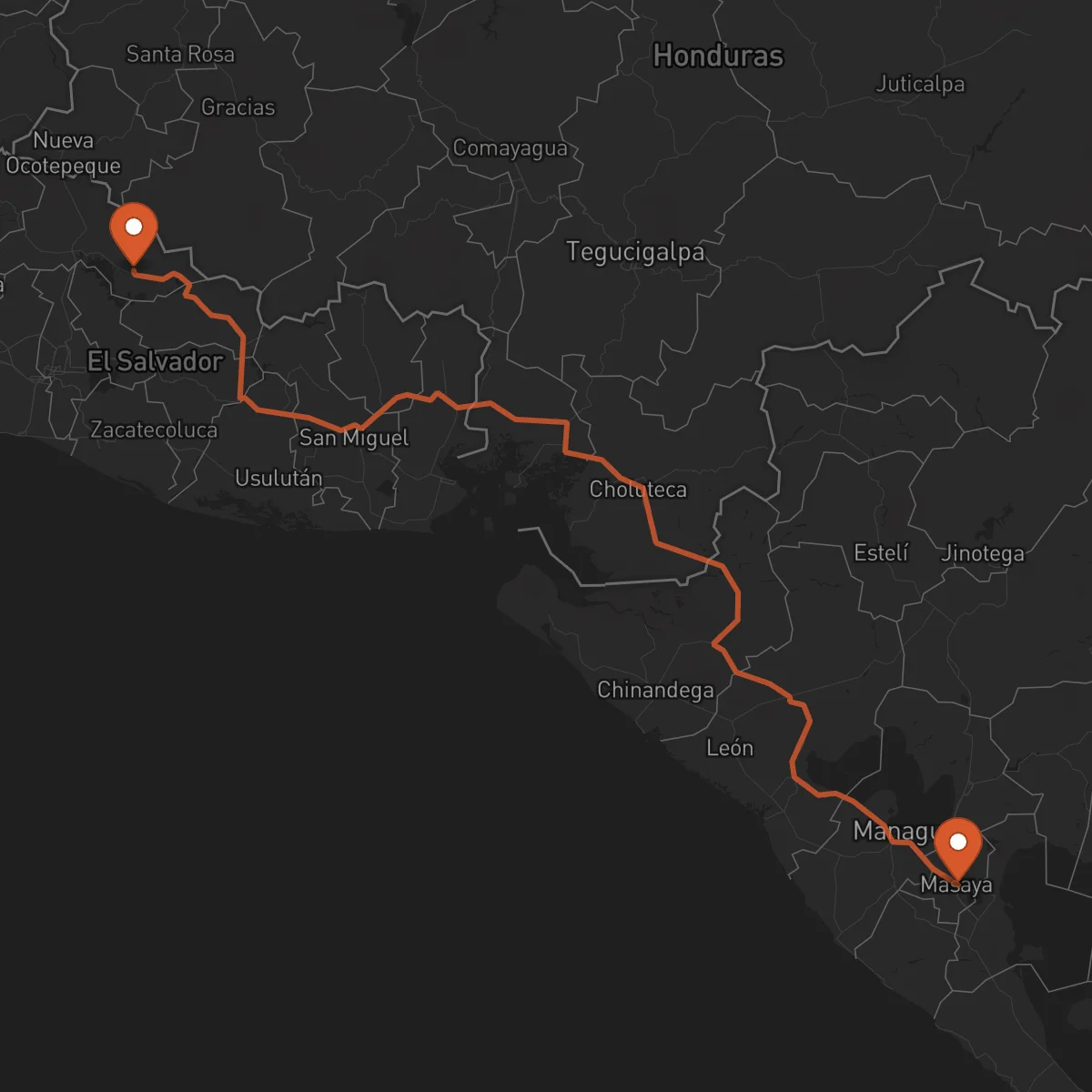 Ruta Masaya - Chalatenango