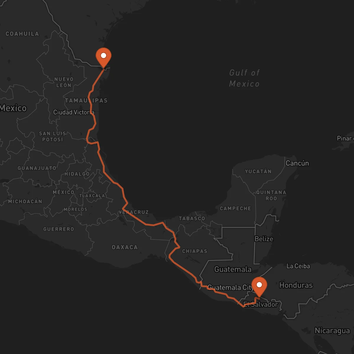 Ruta Chalatenango - Matamoros
