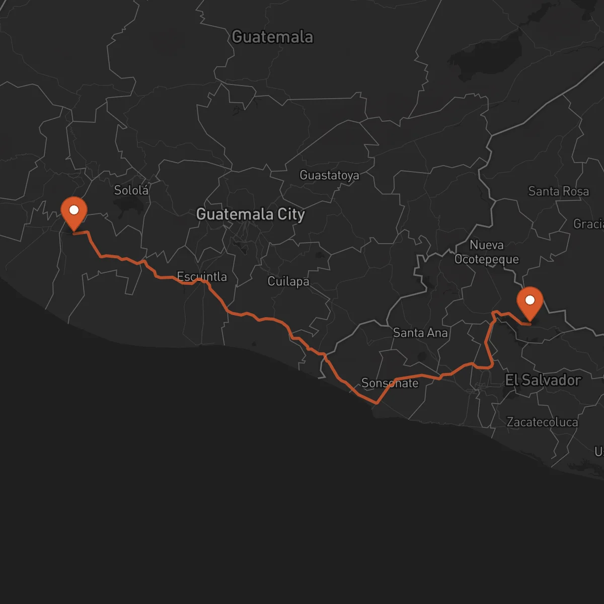 Ruta Mazatenango - Chalatenango