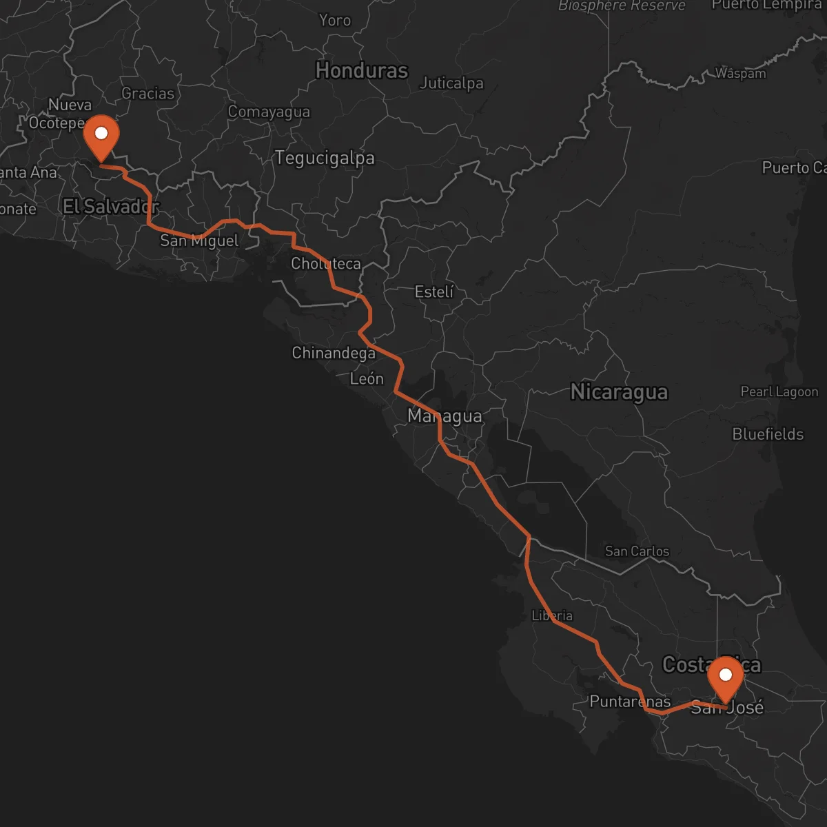 Ruta Chalatenango - San José