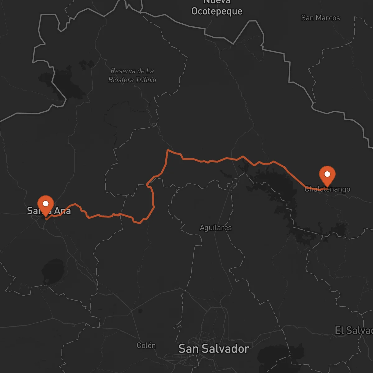 Ruta Santa Ana - Chalatenango