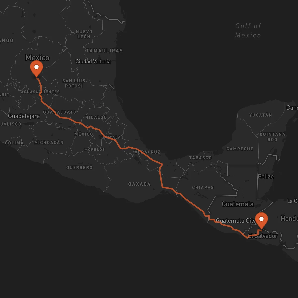 Ruta Zacatecas - Chalatenango