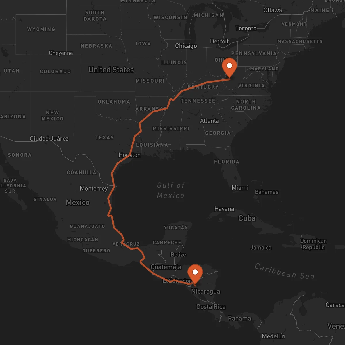Ruta Estelí - Charleston