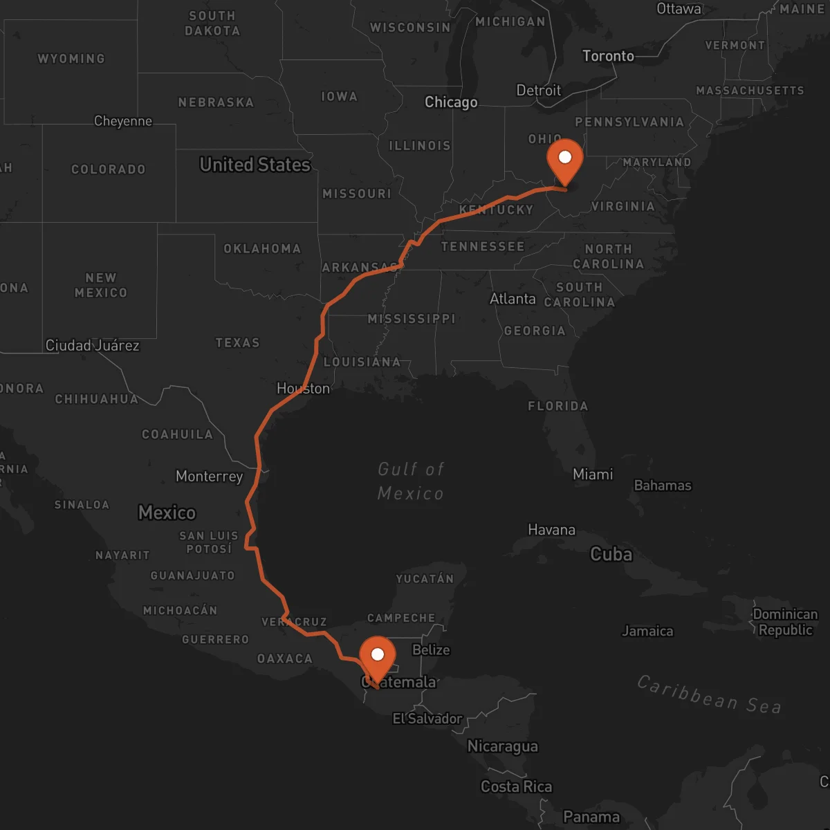 Ruta Huehuetenango - Charleston