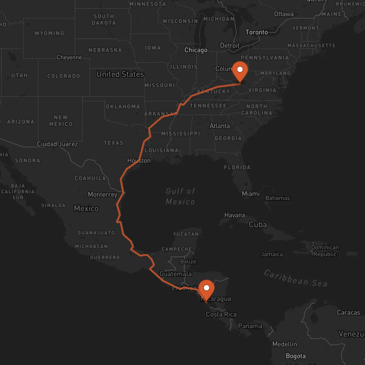 Ruta Jinotepe - Charleston