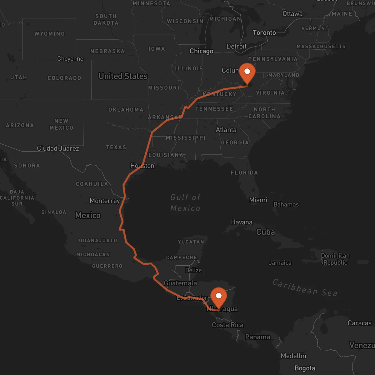 Ruta Juigalpa - Charleston