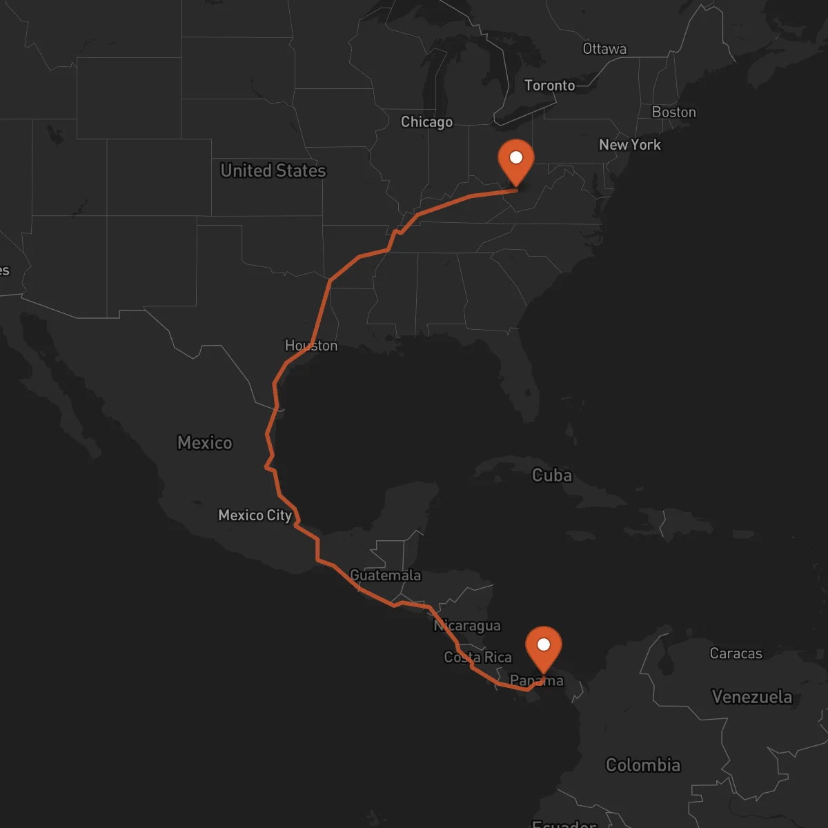 Ruta Charleston - La Chorrera