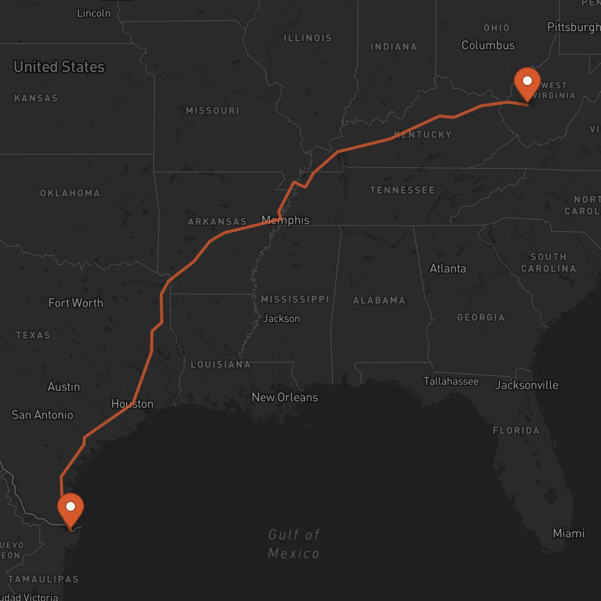Ruta Matamoros - Charleston