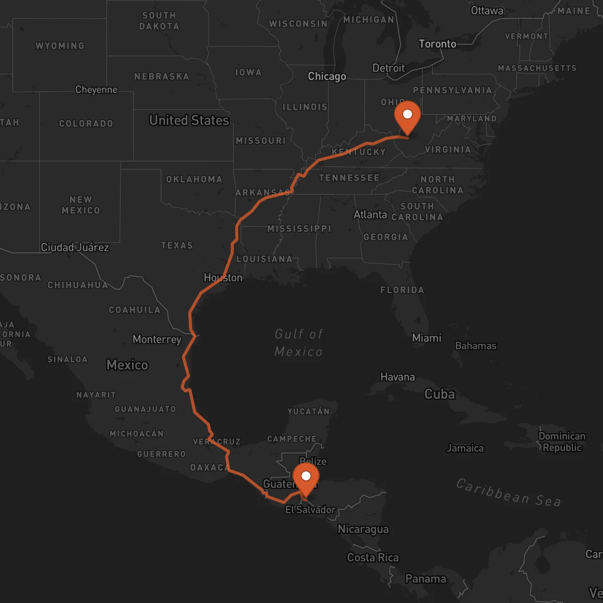Ruta Ocotepeque - Charleston