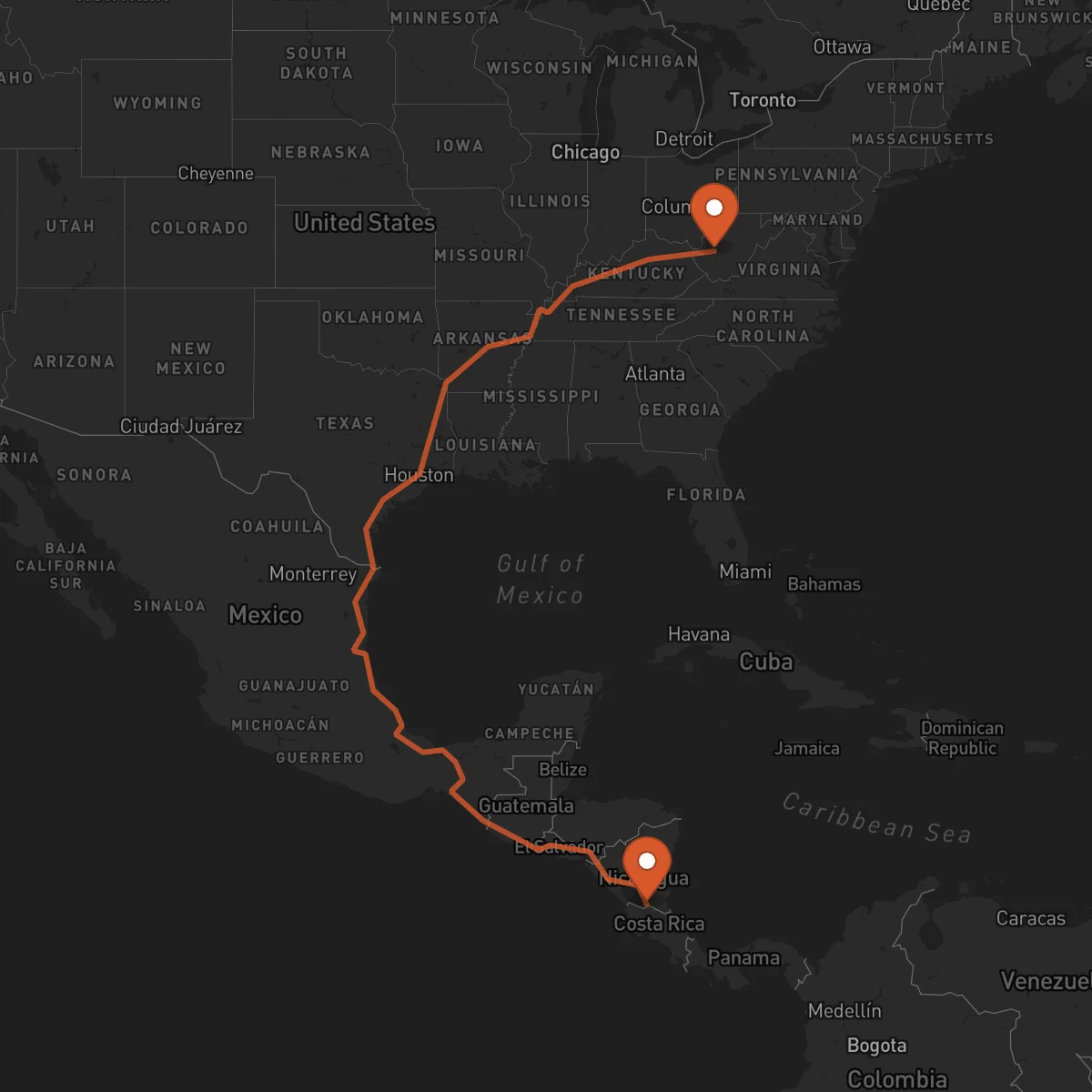 Ruta Charleston - San Carlos