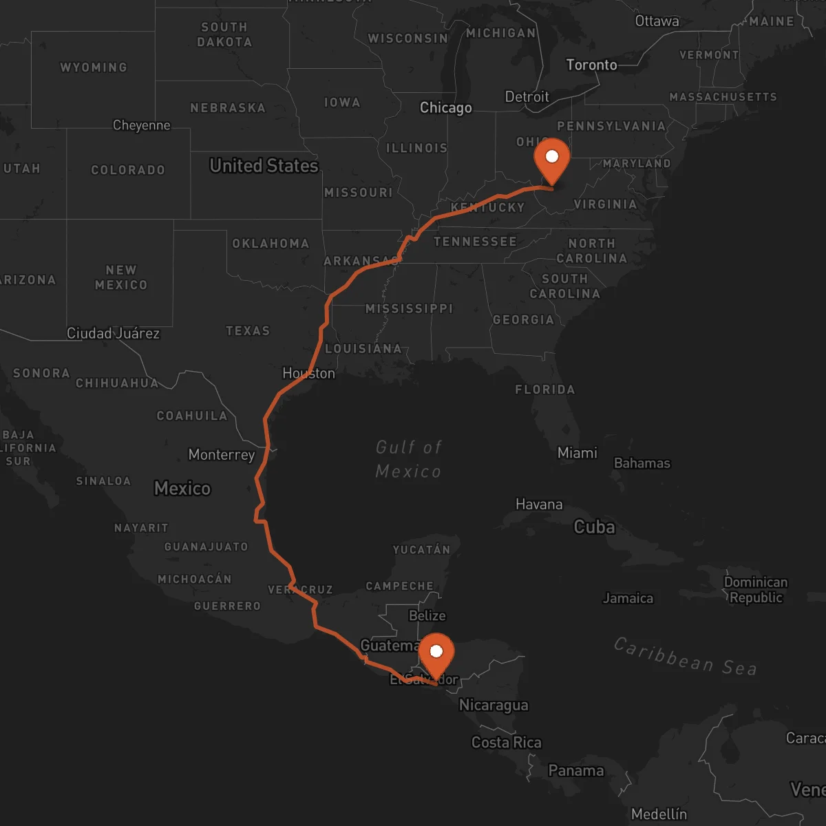 Ruta San Miguel - Charleston