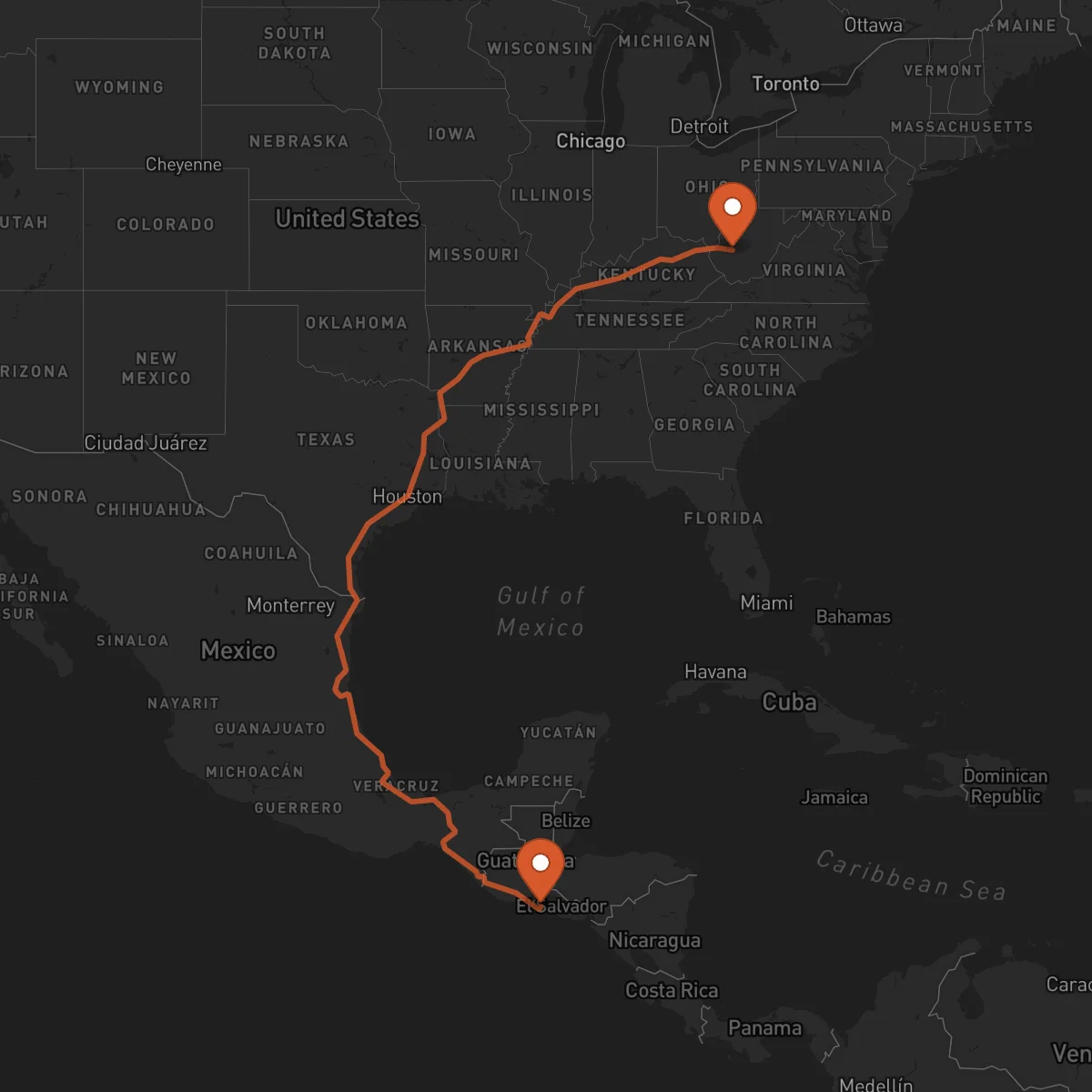 Ruta Sonsonate - Charleston