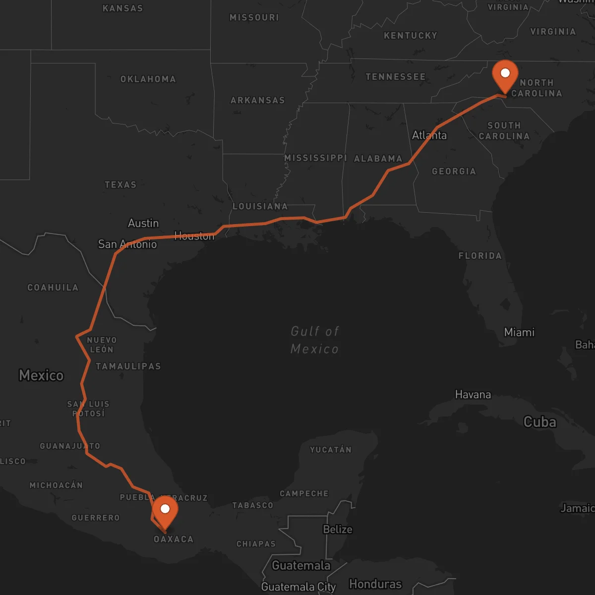 Ruta Charlotte - Oaxaca de Juárez