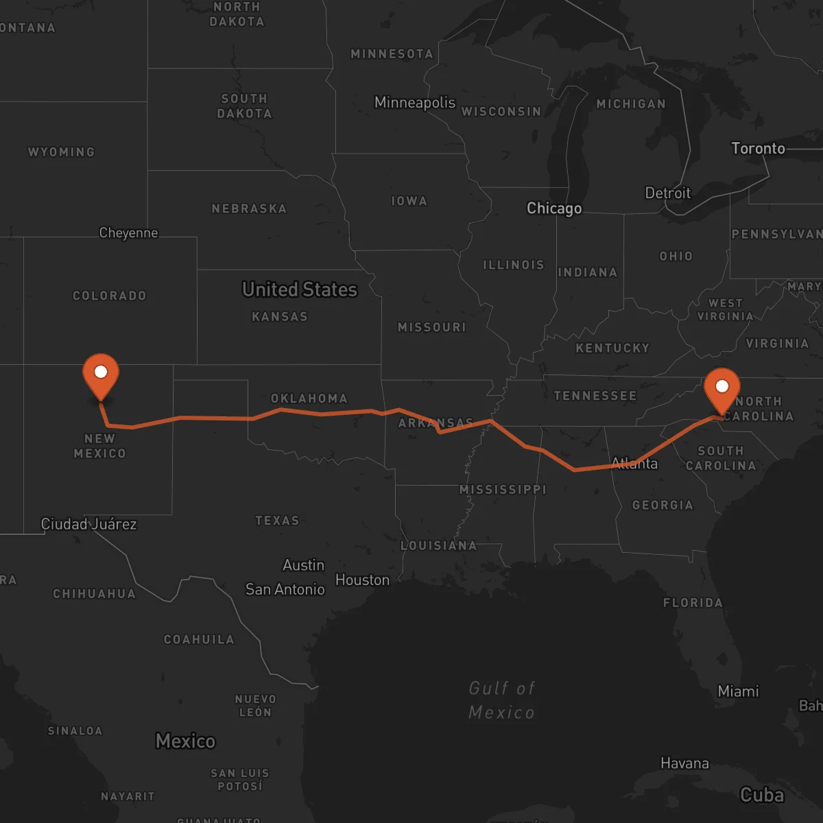 Ruta Charlotte - Santa Fe