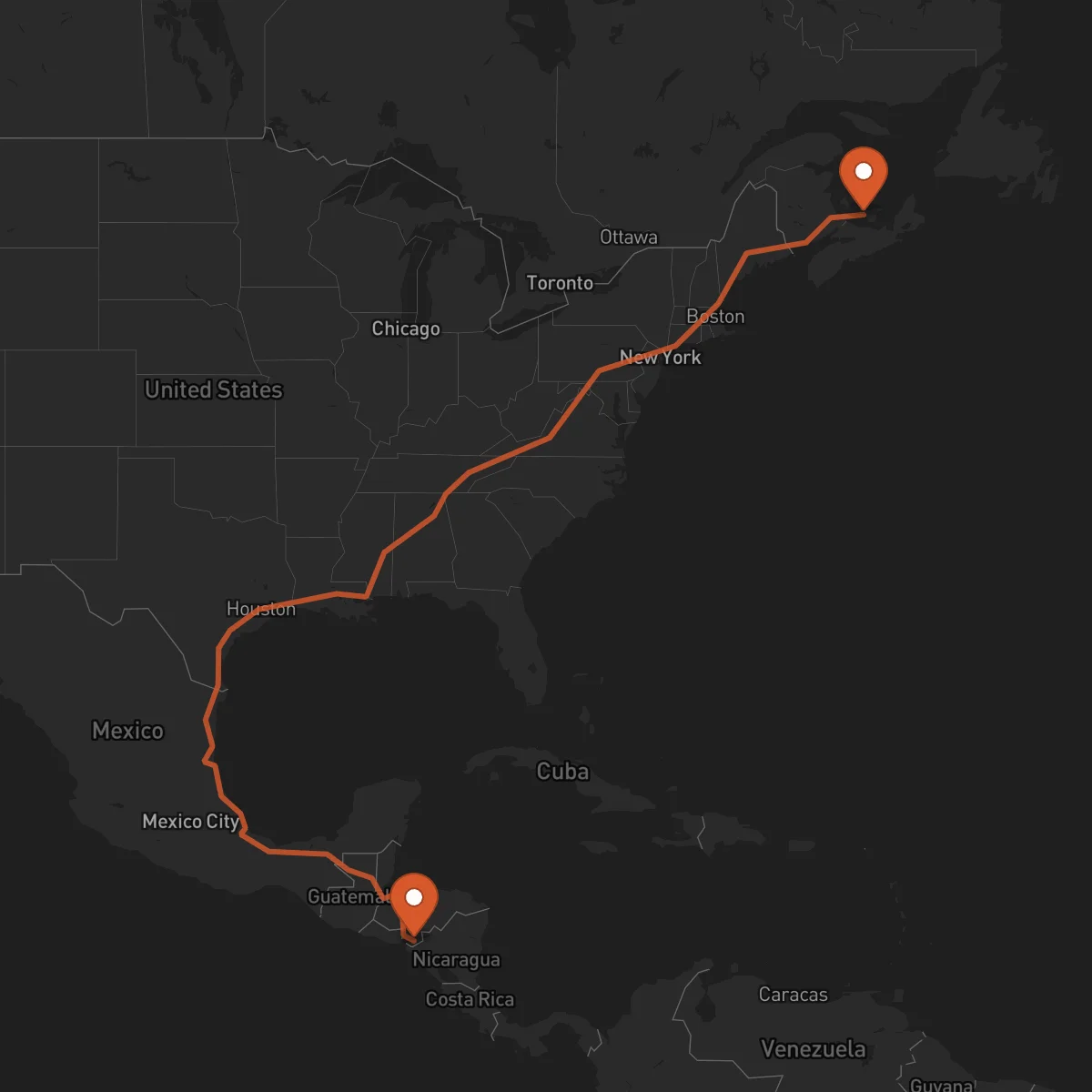 Ruta Choluteca - Charlottetown