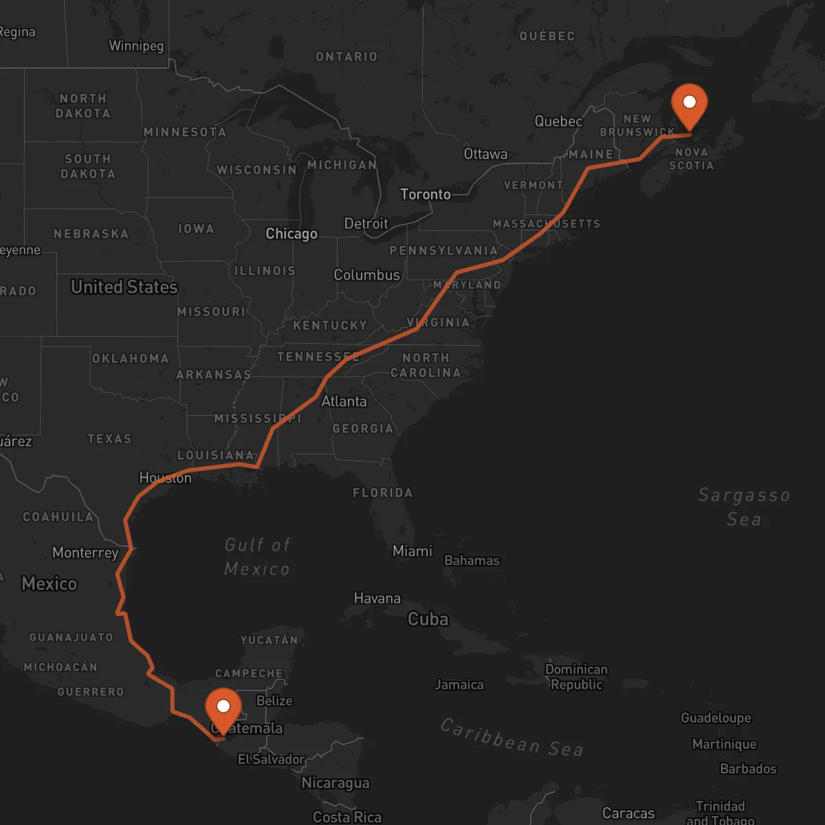 Ruta San Marcos - Charlottetown