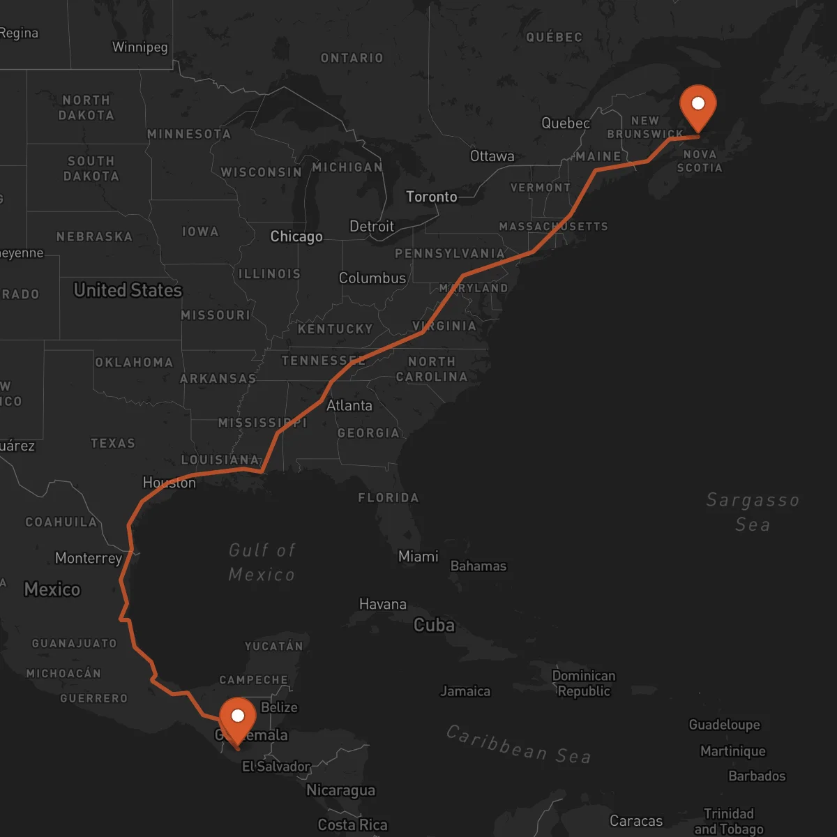 Ruta Sololá - Charlottetown