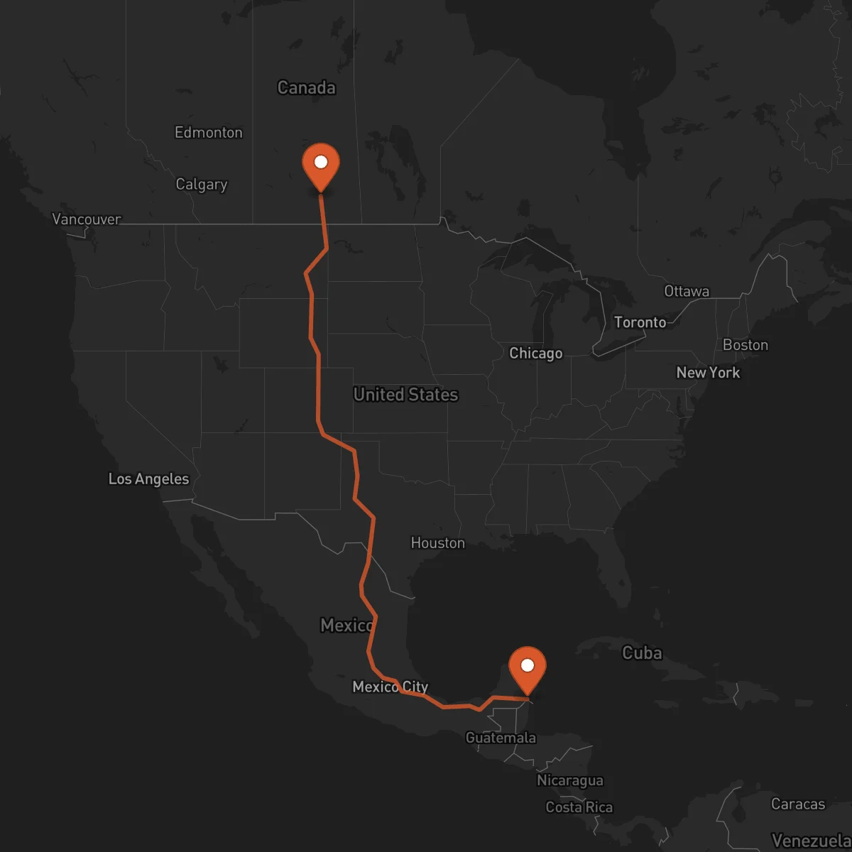 Ruta Regina - Chetumal