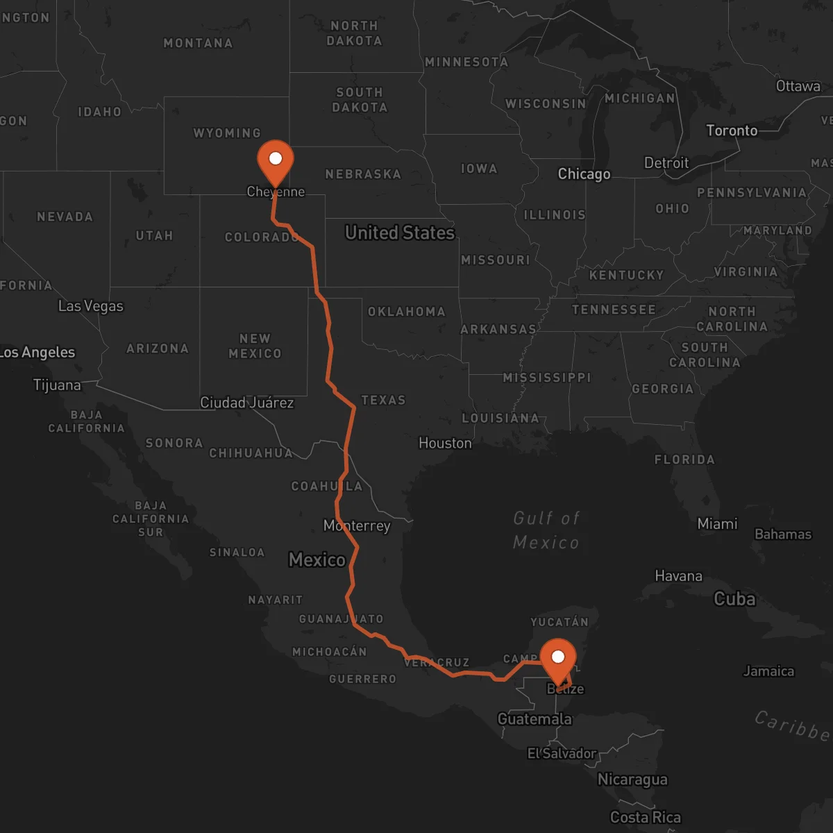 Ruta San Ignacio - Cheyenne