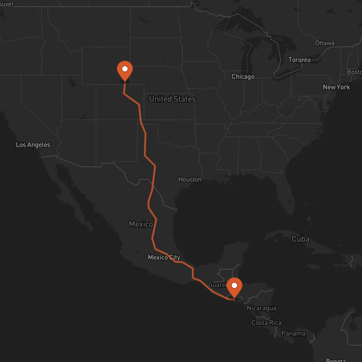 Ruta Cheyenne - Zacatecoluca