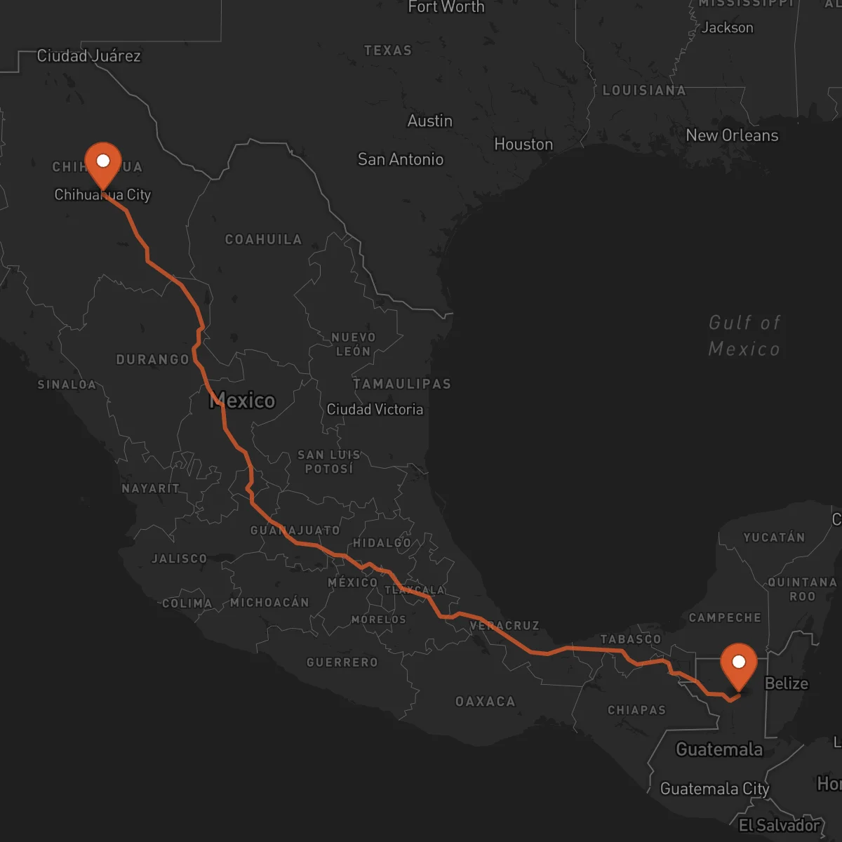 Ruta Chihuahua - Flores