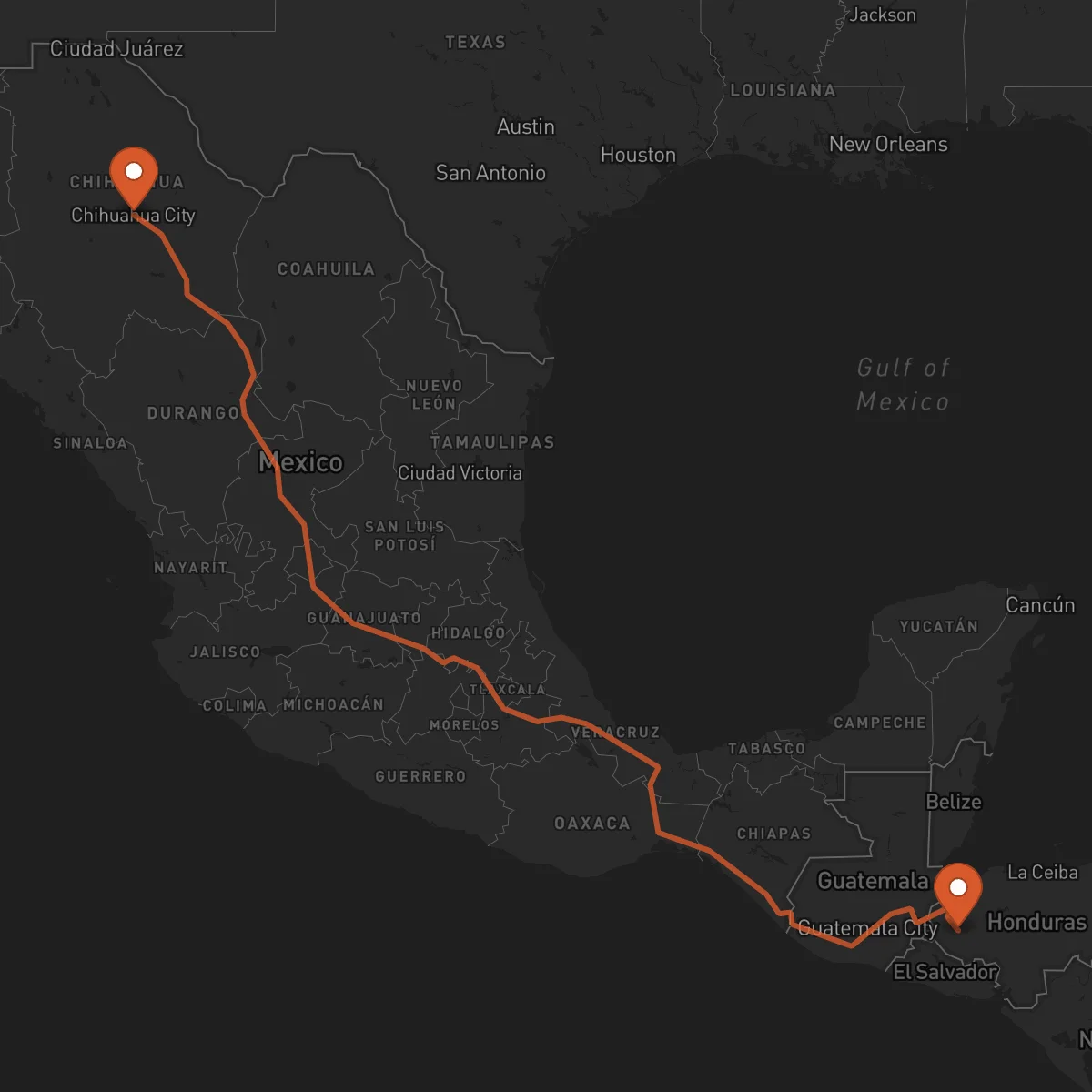Ruta Chihuahua - Gracias