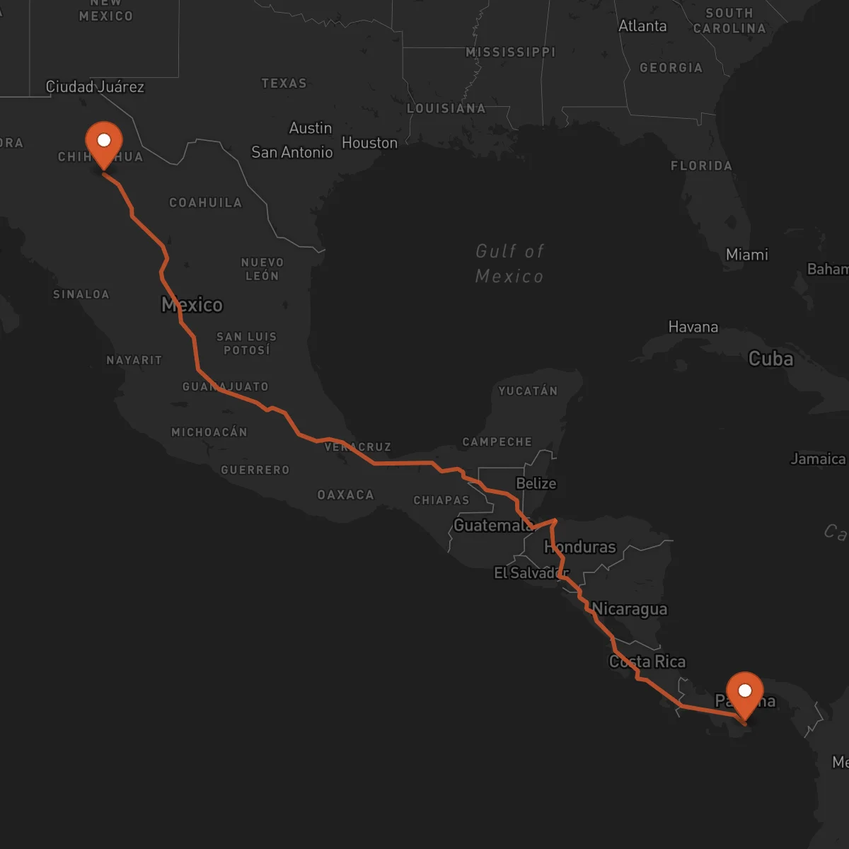 Ruta Las Tablas - Chihuahua