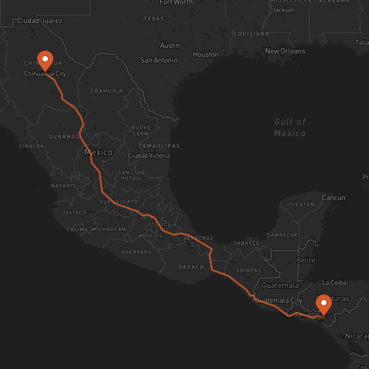 Ruta Nacaome - Chihuahua