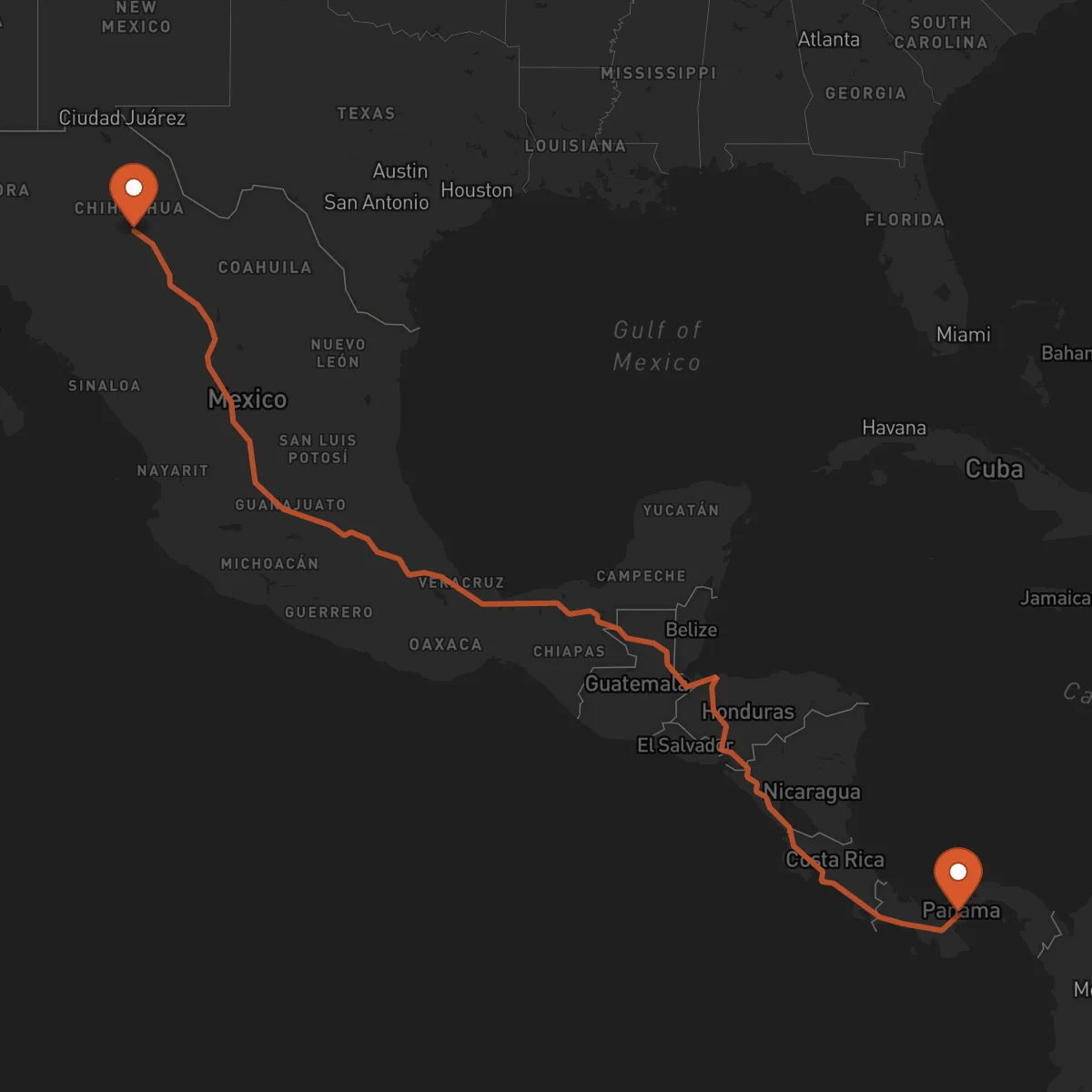 Ruta Chihuahua - Penonomé