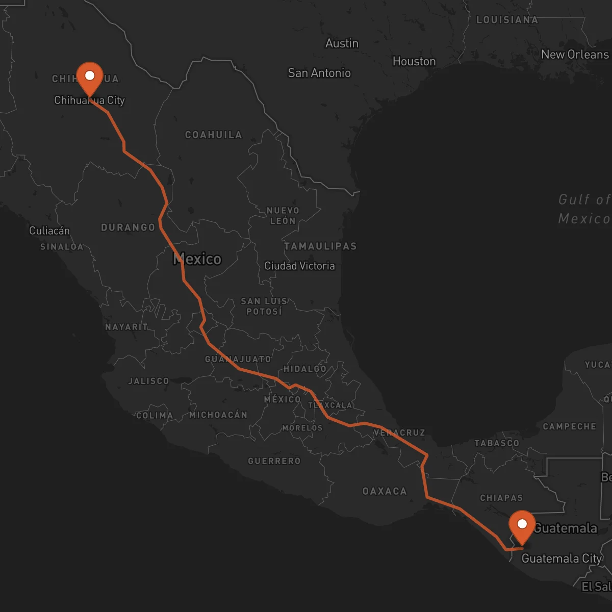 Ruta Chihuahua - San Marcos