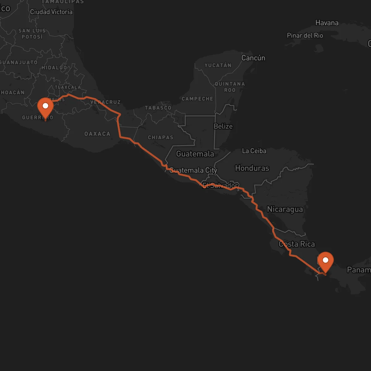 Ruta Chilpancingo de los Bravo - David