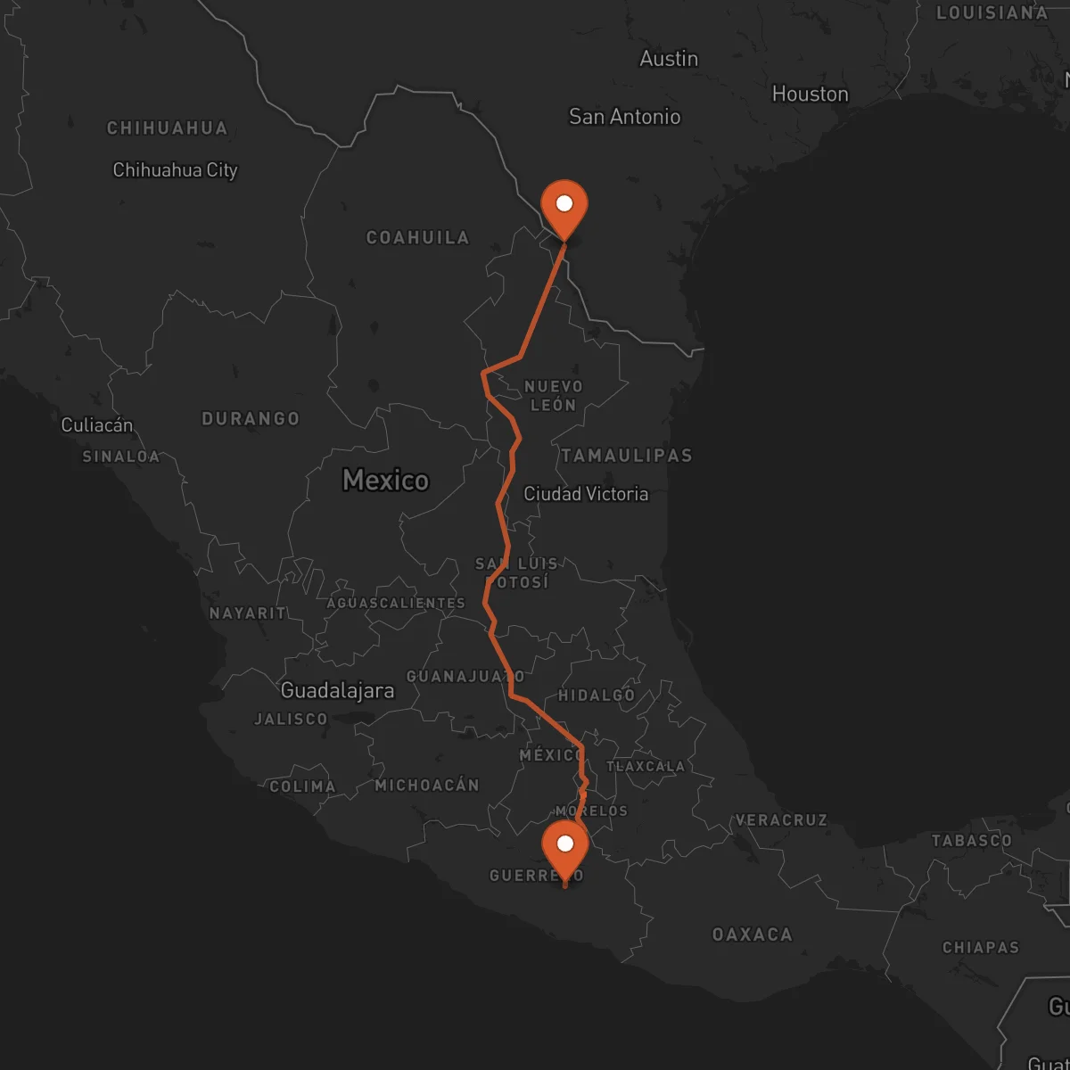 Ruta Chilpancingo de los Bravo - Laredo