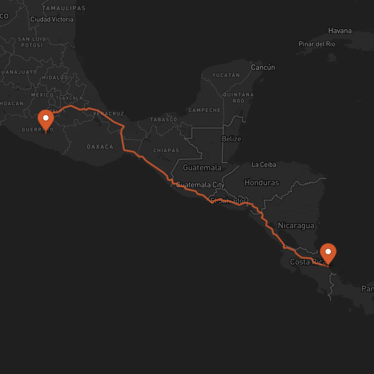 Ruta Chilpancingo de los Bravo - Limón