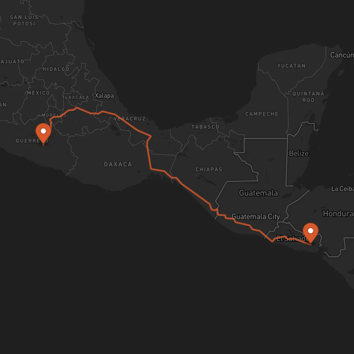 Ruta Chilpancingo de los Bravo - San Miguel