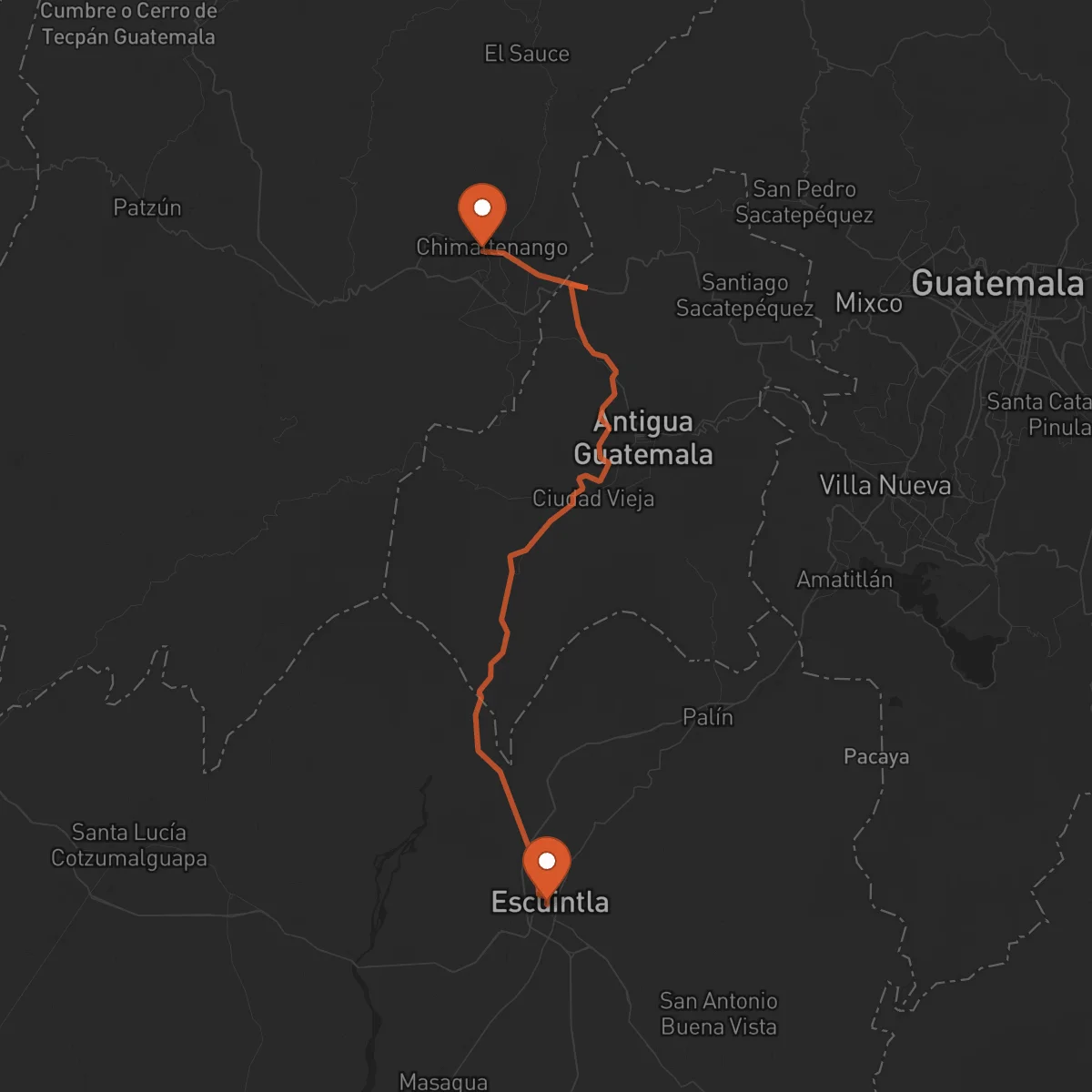 Ruta Chimaltenango - Escuintla