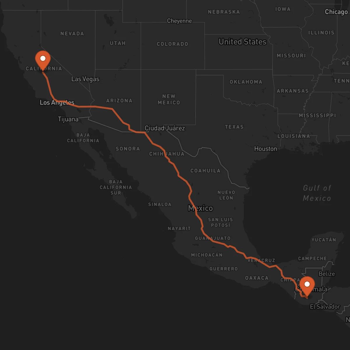 Ruta Fresno - Chimaltenango