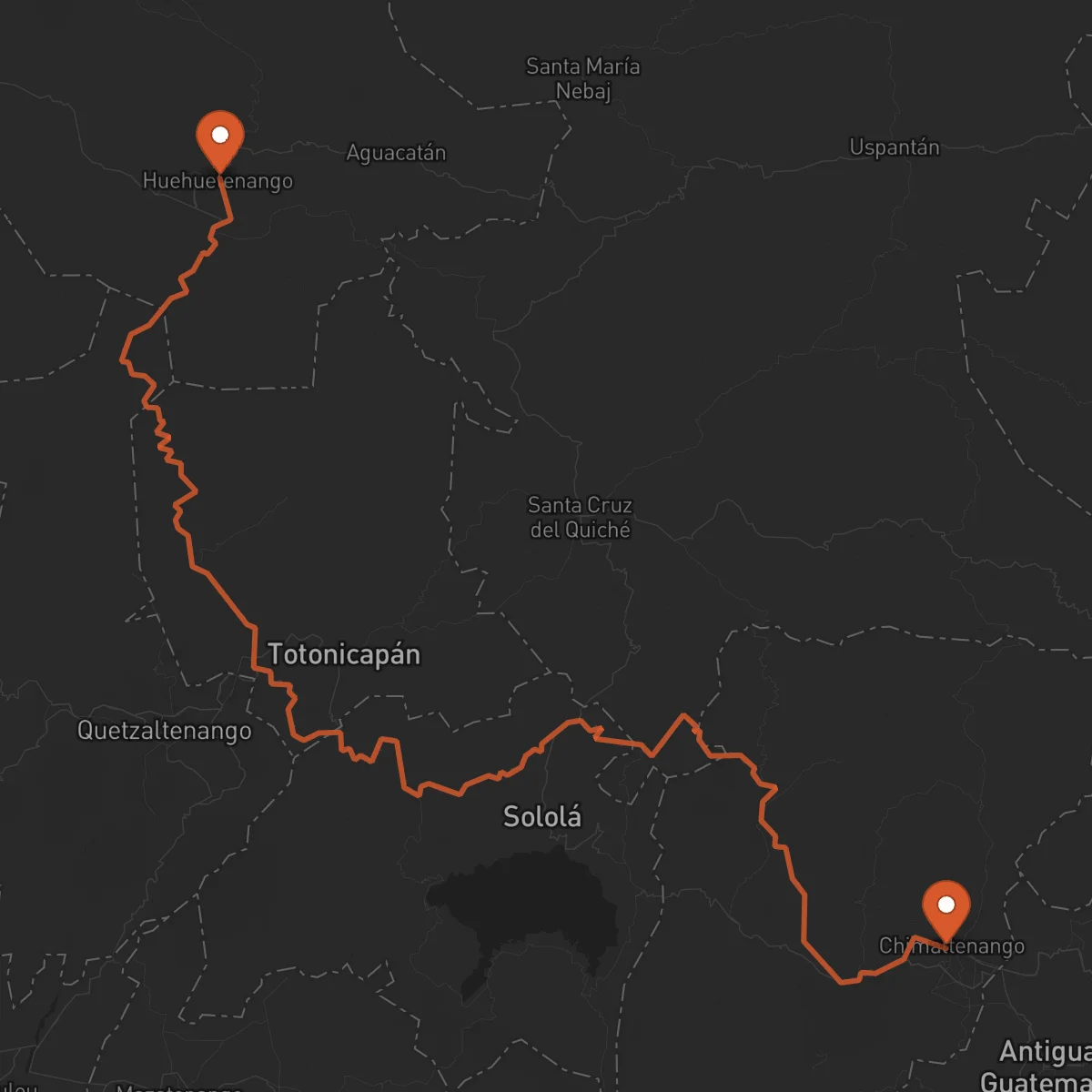 Ruta Chimaltenango - Huehuetenango