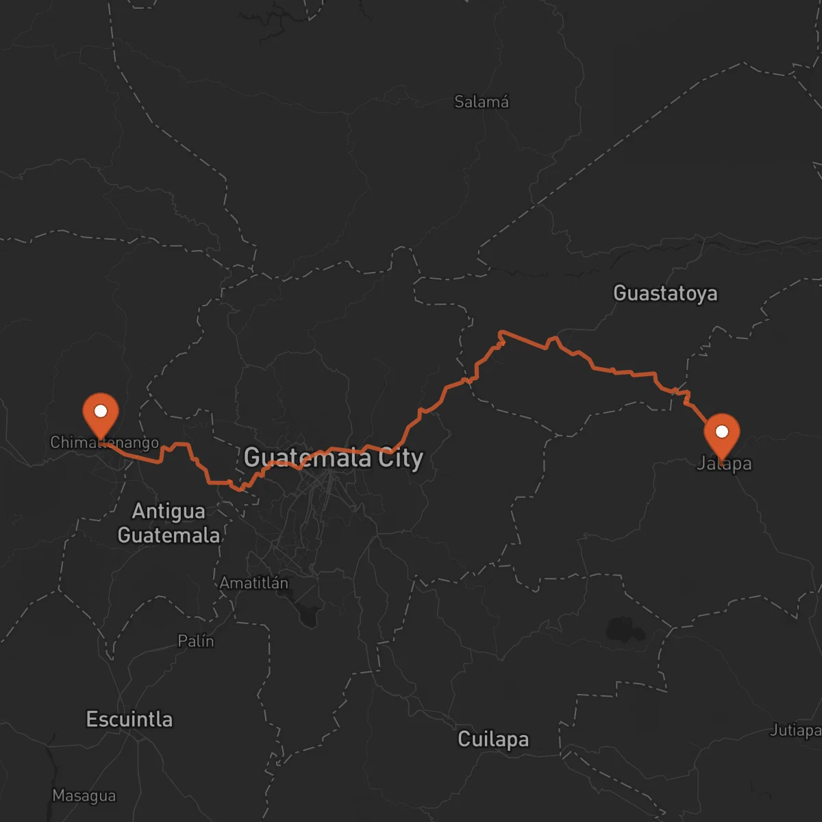 Ruta Chimaltenango - Jalapa