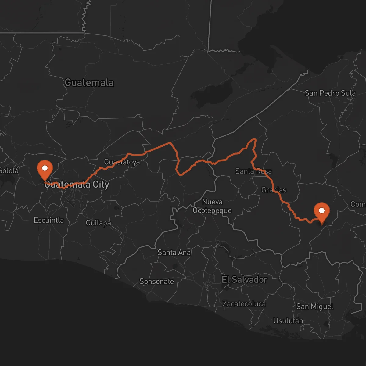Ruta Chimaltenango - La Esperanza