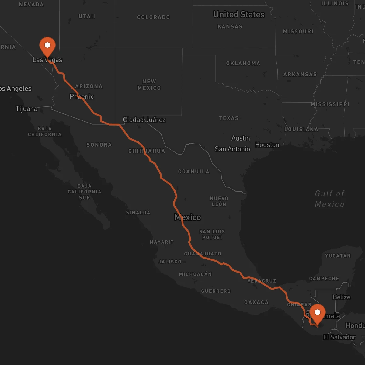 Ruta Chimaltenango - Las Vegas