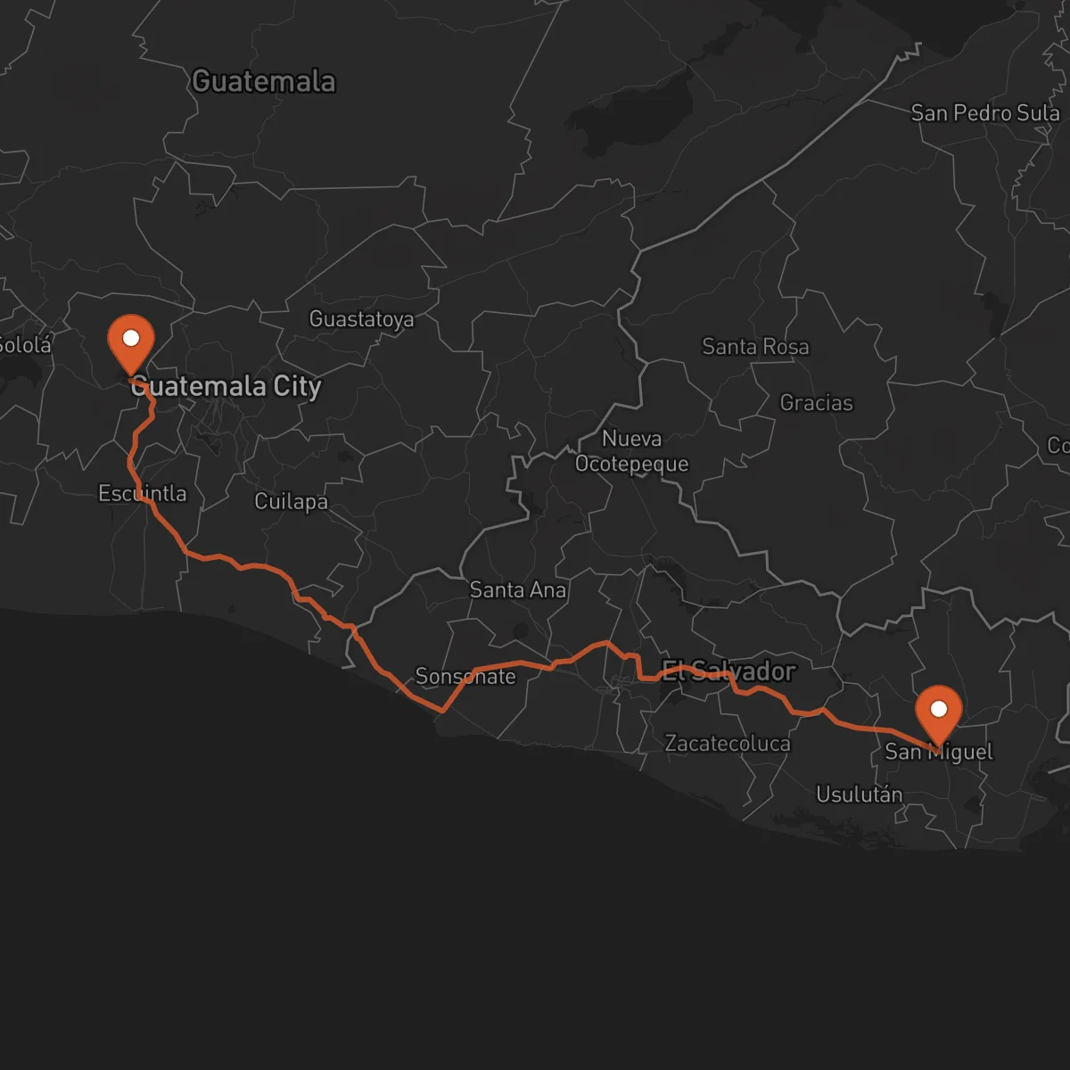 Ruta San Miguel - Chimaltenango
