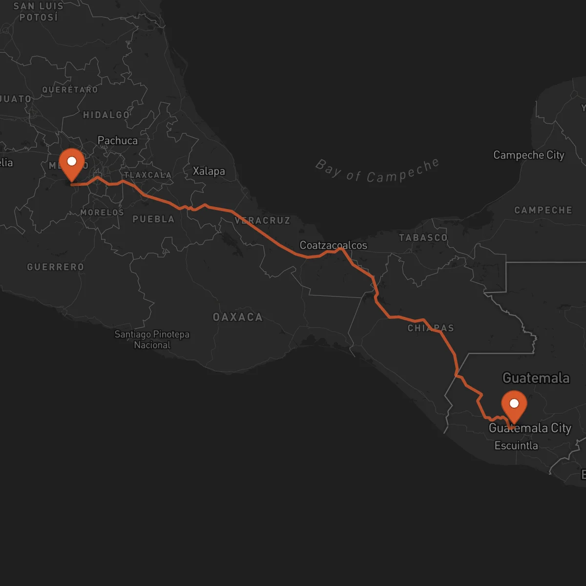 Ruta Toluca - Chimaltenango