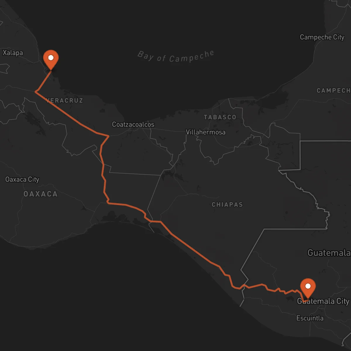 Ruta Chimaltenango - Veracruz