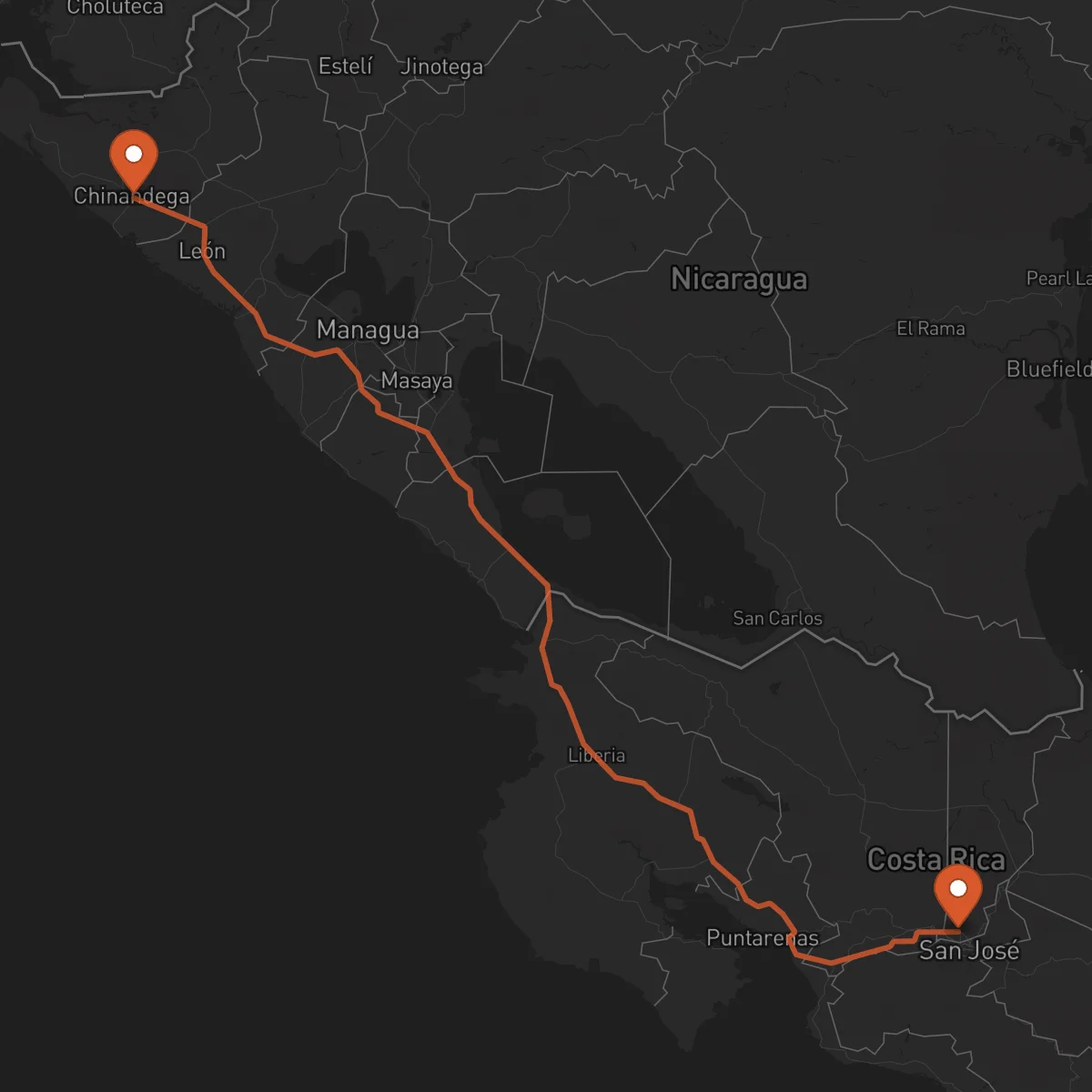 Ruta Heredia - Chinandega