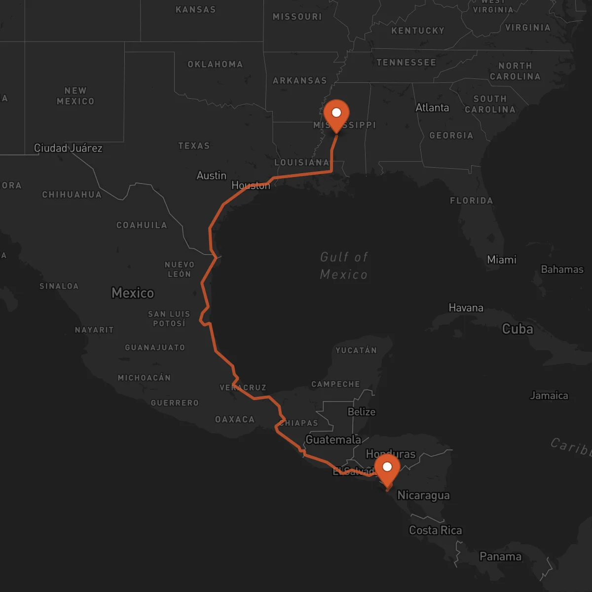 Ruta Chinandega - Jackson