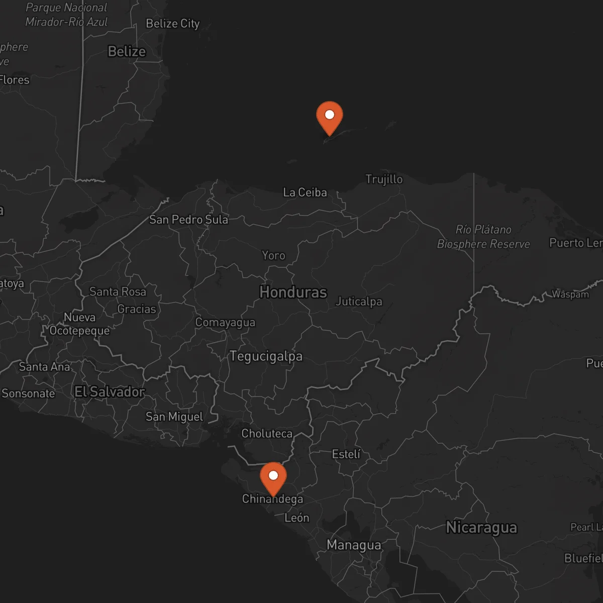 Ruta Roatán - Chinandega