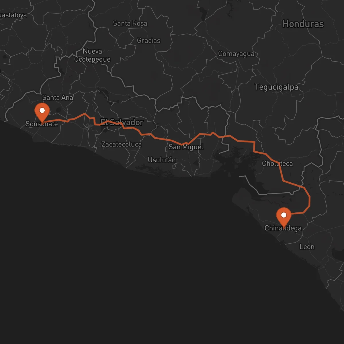 Ruta Sonsonate - Chinandega