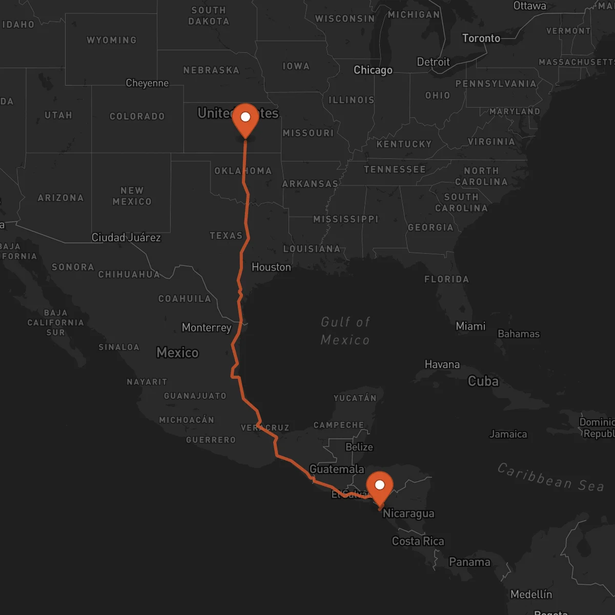 Ruta Wichita - Chinandega